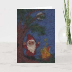 Tarjeta Baile alrededor del fuego