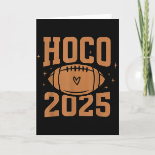 Tarjeta Baile de bienvenida de la escuela secundaria Hoco