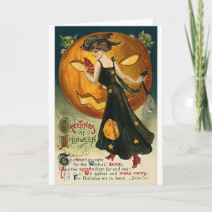 Tarjeta Baile de brujas