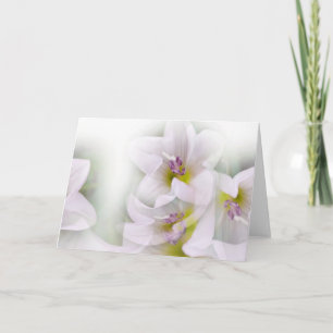 Tarjeta baile de flores