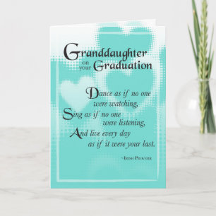 Tarjeta Baile de graduación de nieta