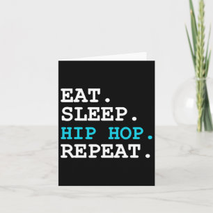 Tarjeta Baile De Hip Hop Rosa Para Mujeres Niños Gir