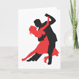 Tarjeta baile de pareja