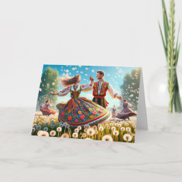 Tarjeta Baile de pareja polaca