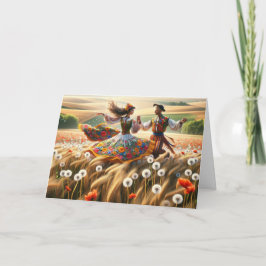 Tarjeta Baile de pareja polaca