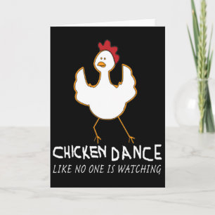 Tarjeta Baile de pollo de 3e Creations , como si nadie est