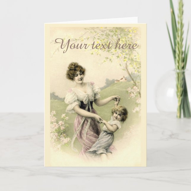 Tarjeta Baile de Primavera de Victoria Caída (Anverso)