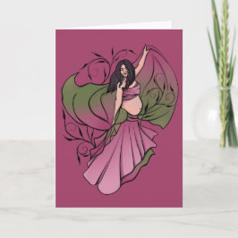 Tarjeta Baile del vientre