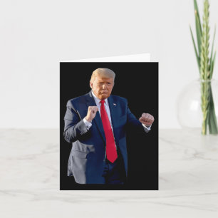 Tarjeta Baile Divertido de Trump Bailando Como un Delincue