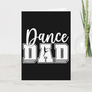 Tarjeta Baile Divertido Papá Orgulloso Bailarín Día del Pa