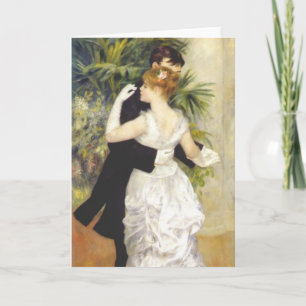 Tarjeta Baile en la ciudad por Renoir