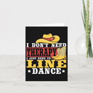 Tarjeta Baile en línea que no necesito terapia, solo neces