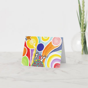 Tarjeta Baile en rayos de luna