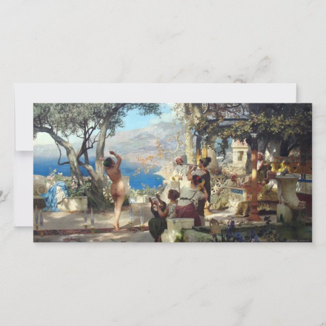 Tarjeta Baile entre dagas (Anverso)