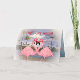 Tarjeta Baile Flamingo