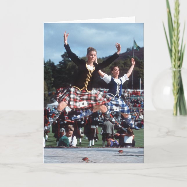 Tarjeta Baile Highland (Anverso)