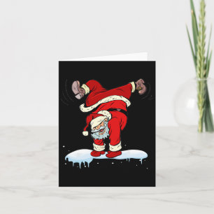 Tarjeta Baile Hip Hop Santa Claus Navidades Fiesta