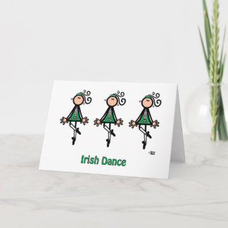 Tarjeta Baile irlandés