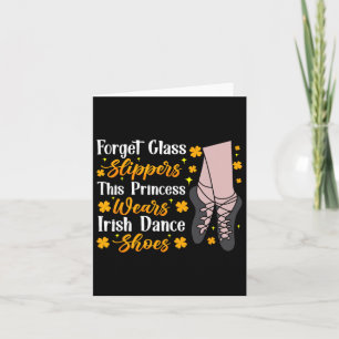 Tarjeta Baile Irlandés Esta Princesa Usa Baile De Tap Irla