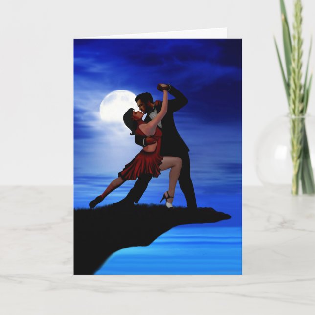 TARJETA BAILE POR EL CLARO DE LUNA (Anverso)
