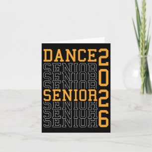 Tarjeta Baile Senior Night Dance Senior 2026 Graduación 18