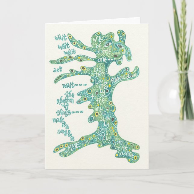 Tarjeta Baile siendo Notecard (Anverso)