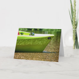 Tarjeta Bajar con barco