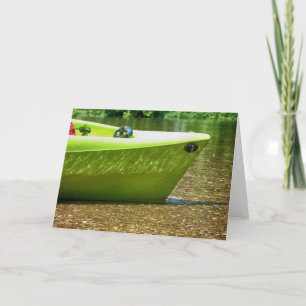 Tarjeta Bajar con barco