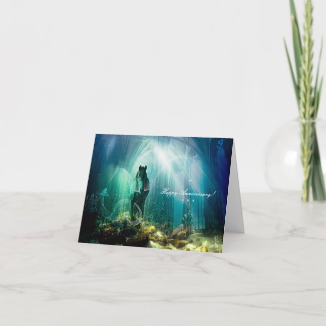 Tarjeta Bajo el agua - Notecard (Anverso)