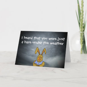 Tarjeta bajo el clima