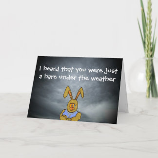 Tarjeta bajo el clima