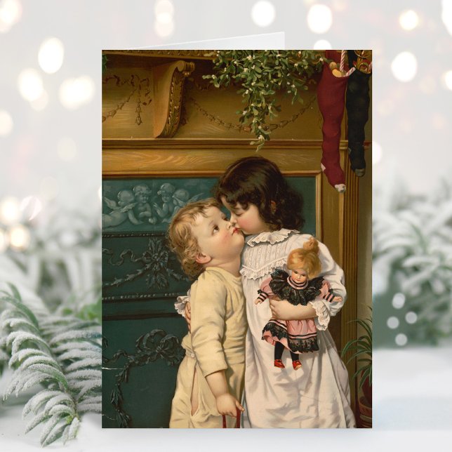 Tarjeta Bajo el muérdago | Knapp & Co. (Subido por el creador)