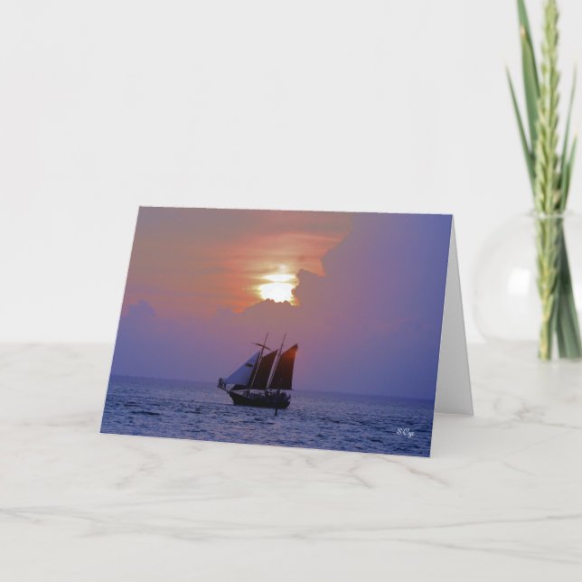 Tarjeta Bajo el sol, S Cyr (Anverso)
