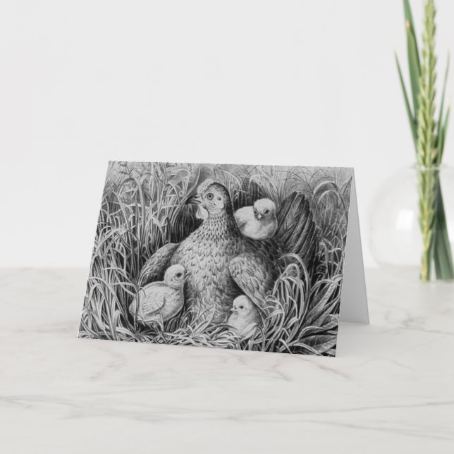 Tarjeta Bajo la carta de la madre (Anverso)