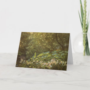 Tarjeta Bajo las hojas del muelle de Richard Doyle, arte d