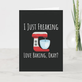 Tarjeta Baking Cards Baker Bakery Cook Pastry Chef Food
