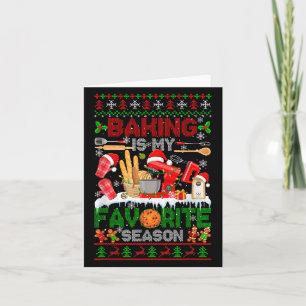 Tarjeta Baking Es Mi Temporada Favorita Xmas Baking Tools