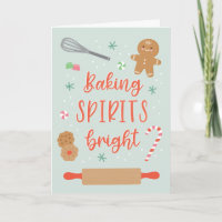 Baking Spirit Bright Greet Card