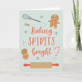 Tarjeta Baking Spirit Bright Greet Card