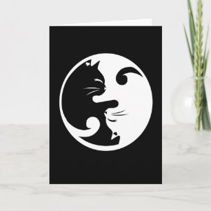 Tarjeta Balance de amor de gato