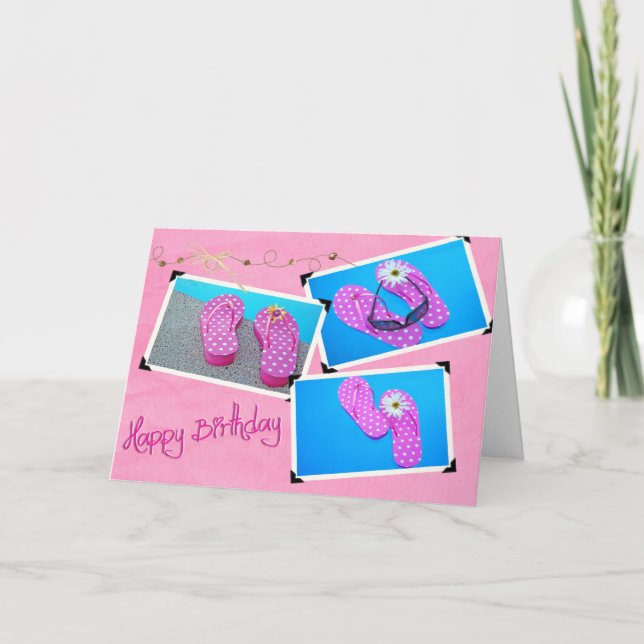 Tarjeta Balanceos del cumpleaños (Anverso)