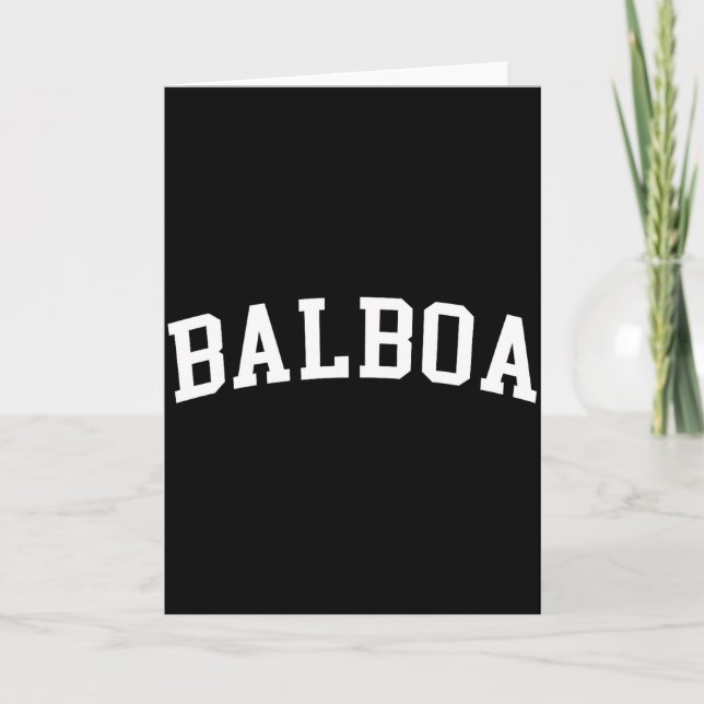 Tarjeta Balboa  (Anverso)