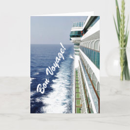Tarjeta Balcony Row Bon Voyage