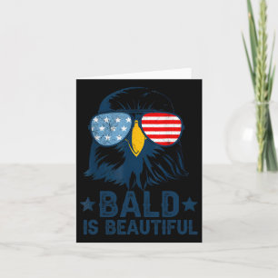 Tarjeta Bald Es Hermoso 4 De Julio Día De La Independencia