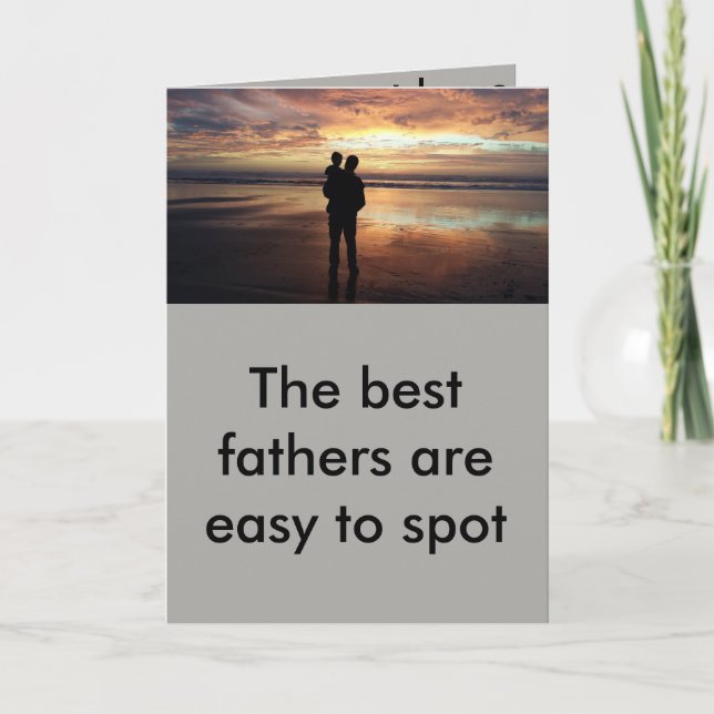 Tarjeta Bald Father's Day (Anverso)