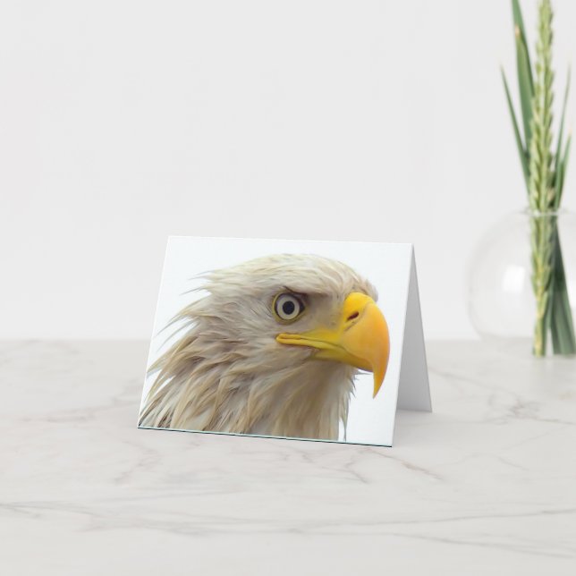 Tarjeta Baldeagleupclose (Anverso)