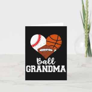 Tarjeta Ball Grandma Fun Baloncesto