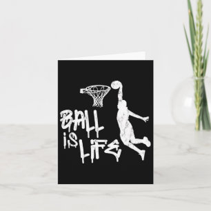 Tarjeta Ball is Life Basketball Point Guard Team Gits Homb