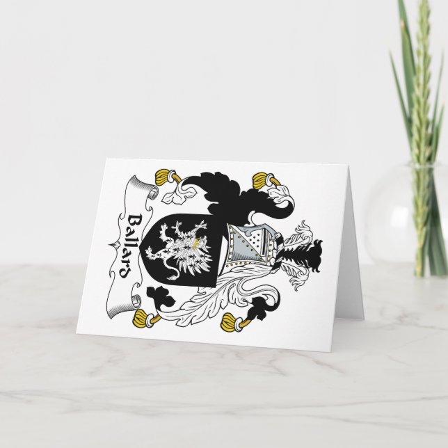 Tarjeta Ballard Family Crest (Anverso)