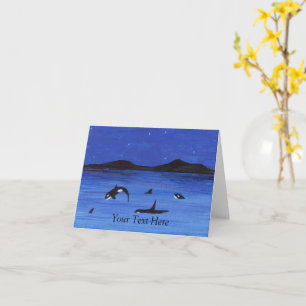 Tarjeta Ballenas asesinas